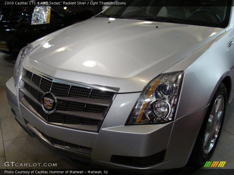 Radiant Silver / Light Titanium/Ebony 2009 Cadillac CTS 4 AWD Sedan