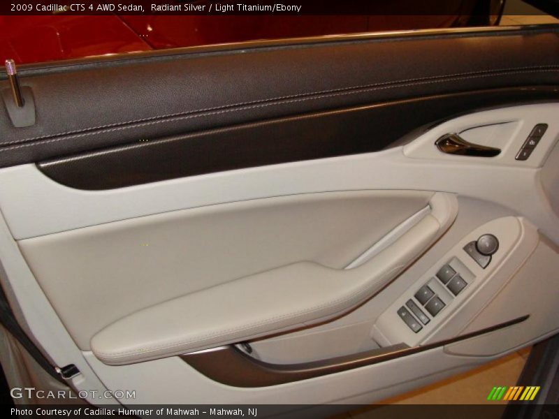 Radiant Silver / Light Titanium/Ebony 2009 Cadillac CTS 4 AWD Sedan