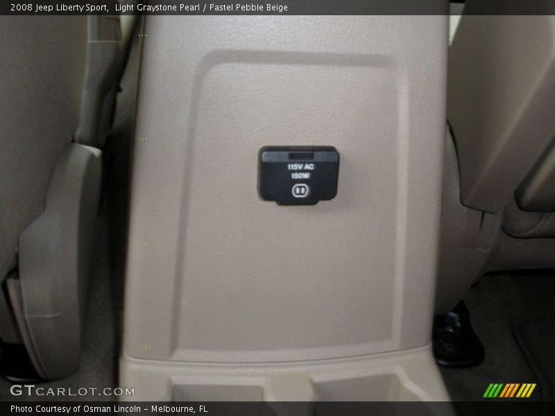 Light Graystone Pearl / Pastel Pebble Beige 2008 Jeep Liberty Sport