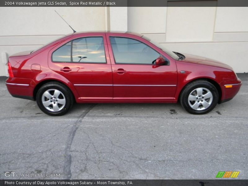 Spice Red Metallic / Black 2004 Volkswagen Jetta GLS Sedan