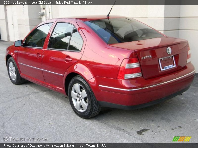 Spice Red Metallic / Black 2004 Volkswagen Jetta GLS Sedan