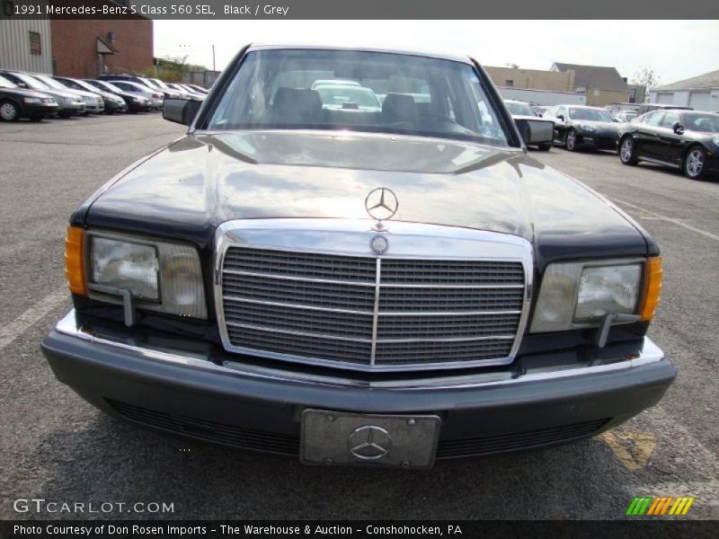 Black / Grey 1991 Mercedes-Benz S Class 560 SEL