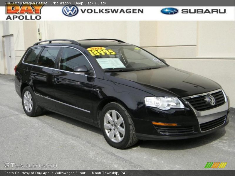 Deep Black / Black 2008 Volkswagen Passat Turbo Wagon