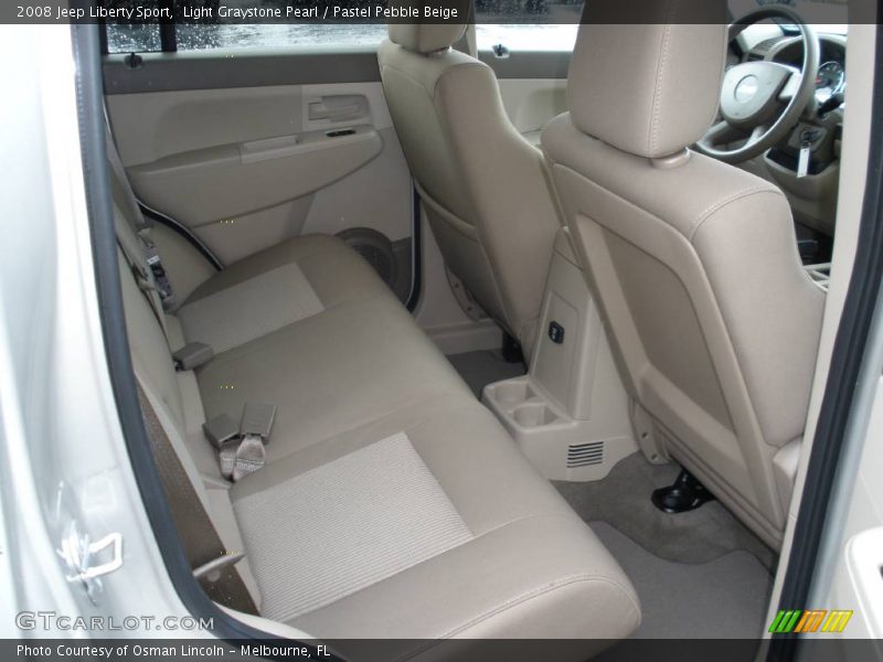 Light Graystone Pearl / Pastel Pebble Beige 2008 Jeep Liberty Sport