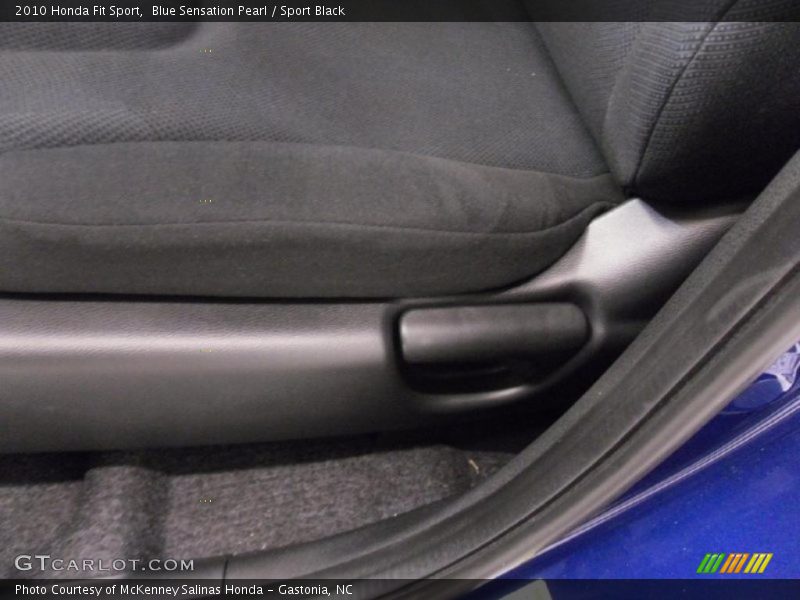 Blue Sensation Pearl / Sport Black 2010 Honda Fit Sport