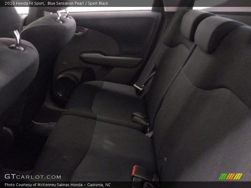 Blue Sensation Pearl / Sport Black 2010 Honda Fit Sport