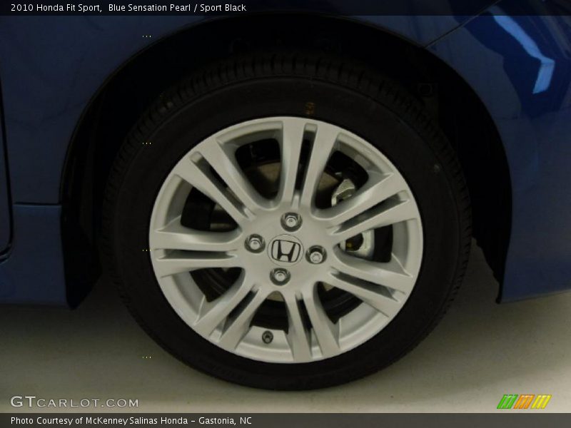 Blue Sensation Pearl / Sport Black 2010 Honda Fit Sport