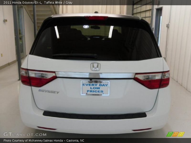 Taffeta White / Gray 2011 Honda Odyssey EX-L