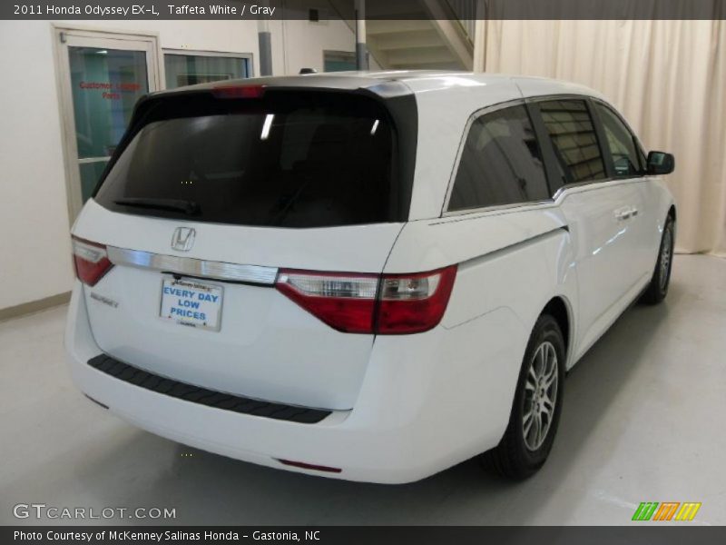 Taffeta White / Gray 2011 Honda Odyssey EX-L