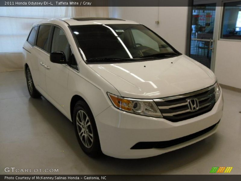 Taffeta White / Gray 2011 Honda Odyssey EX-L