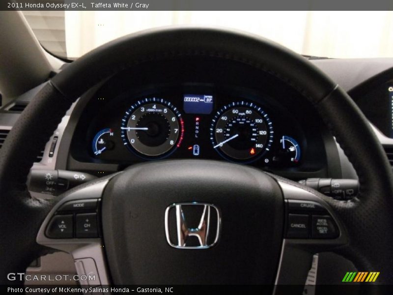 Taffeta White / Gray 2011 Honda Odyssey EX-L