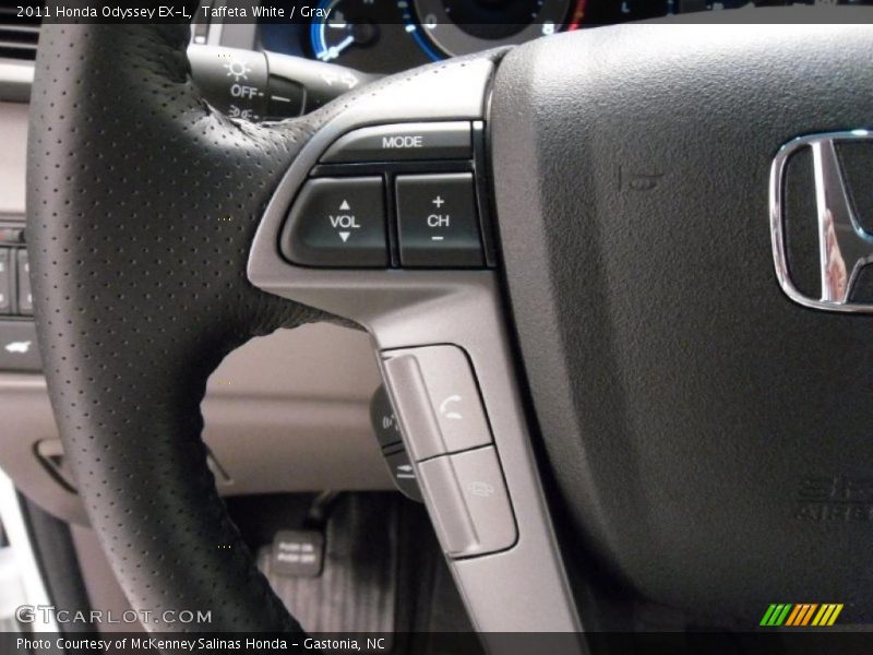 Taffeta White / Gray 2011 Honda Odyssey EX-L