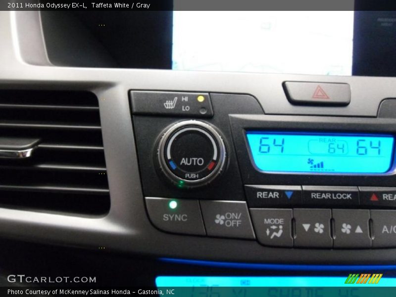 Taffeta White / Gray 2011 Honda Odyssey EX-L