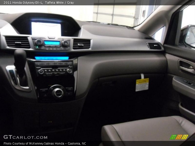  2011 Odyssey EX-L Gray Interior
