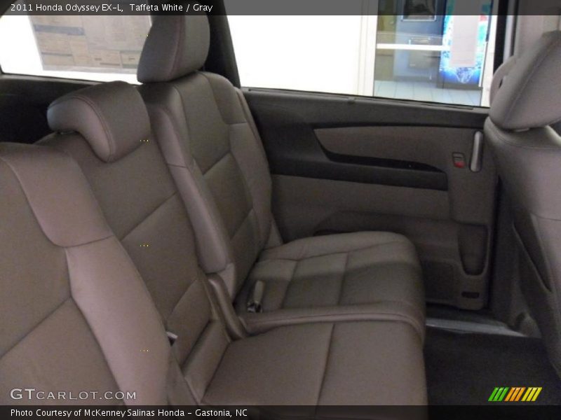  2011 Odyssey EX-L Gray Interior