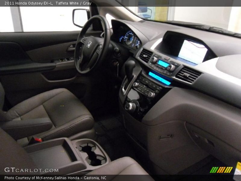  2011 Odyssey EX-L Gray Interior