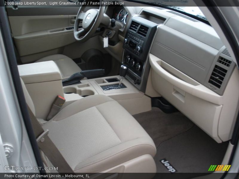 Light Graystone Pearl / Pastel Pebble Beige 2008 Jeep Liberty Sport