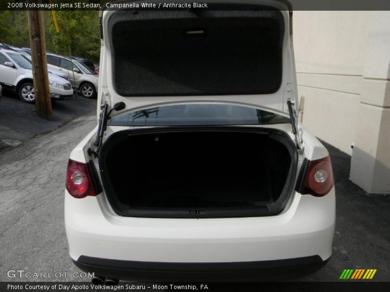 Campanella White / Anthracite Black 2008 Volkswagen Jetta SE Sedan