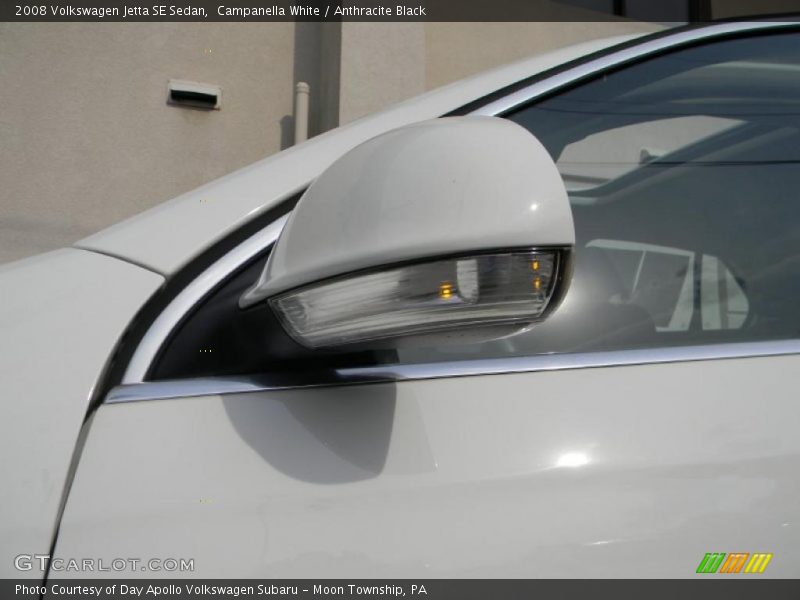 Campanella White / Anthracite Black 2008 Volkswagen Jetta SE Sedan