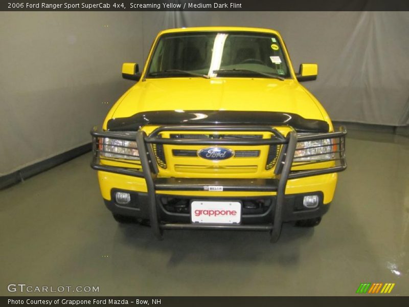 Screaming Yellow / Medium Dark Flint 2006 Ford Ranger Sport SuperCab 4x4