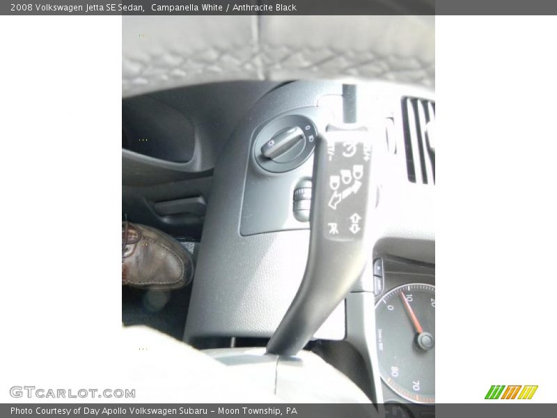 Campanella White / Anthracite Black 2008 Volkswagen Jetta SE Sedan