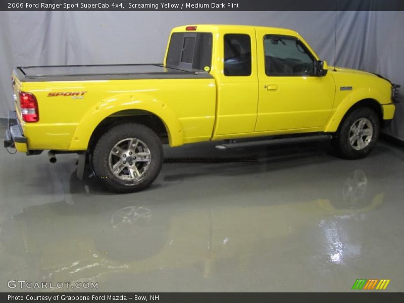 Screaming Yellow / Medium Dark Flint 2006 Ford Ranger Sport SuperCab 4x4