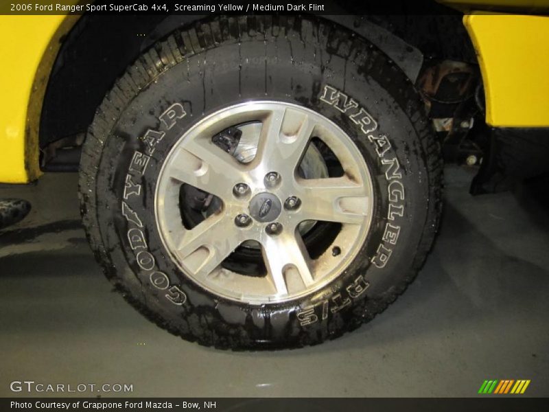 Screaming Yellow / Medium Dark Flint 2006 Ford Ranger Sport SuperCab 4x4