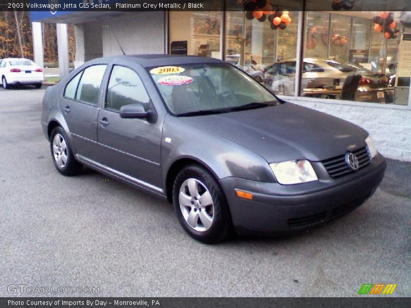 Platinum Grey Metallic / Black 2003 Volkswagen Jetta GLS Sedan