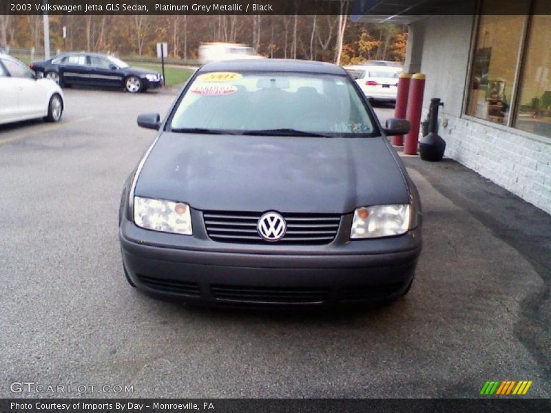 Platinum Grey Metallic / Black 2003 Volkswagen Jetta GLS Sedan