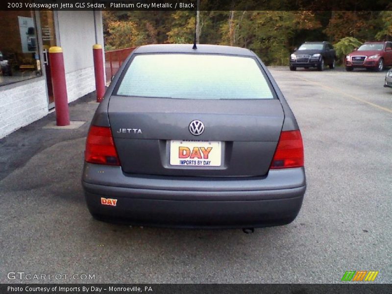 Platinum Grey Metallic / Black 2003 Volkswagen Jetta GLS Sedan