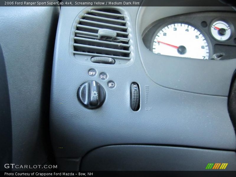 Screaming Yellow / Medium Dark Flint 2006 Ford Ranger Sport SuperCab 4x4