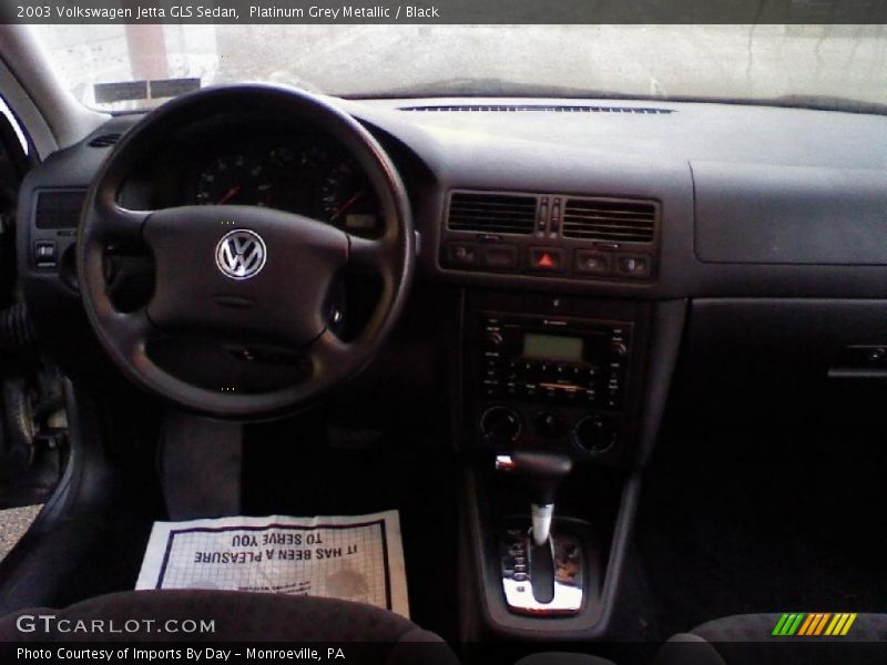 Platinum Grey Metallic / Black 2003 Volkswagen Jetta GLS Sedan
