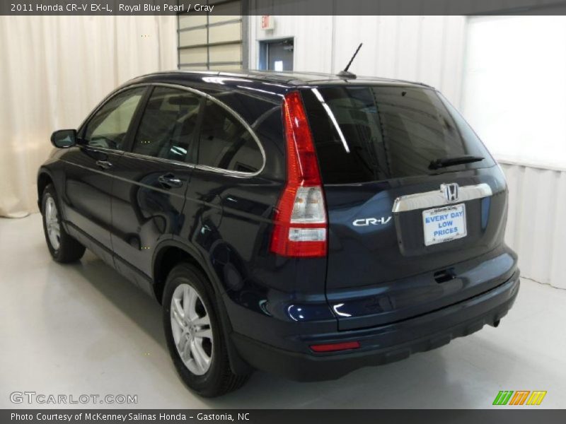 Royal Blue Pearl / Gray 2011 Honda CR-V EX-L
