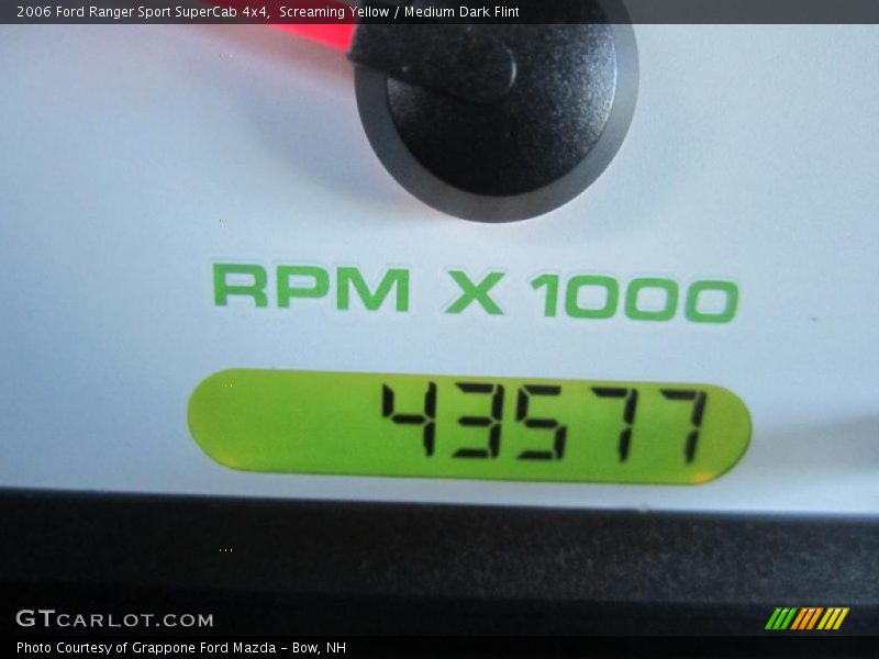 Screaming Yellow / Medium Dark Flint 2006 Ford Ranger Sport SuperCab 4x4