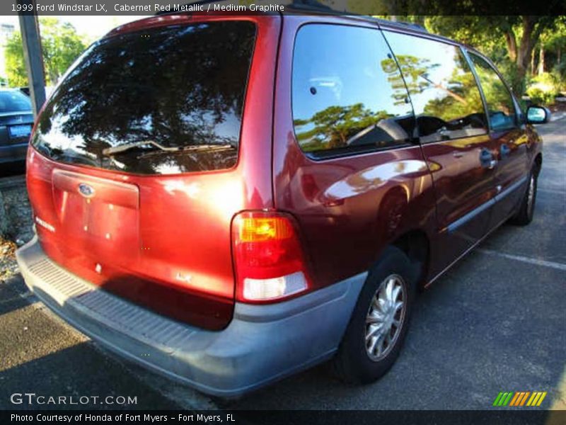 Cabernet Red Metallic / Medium Graphite 1999 Ford Windstar LX