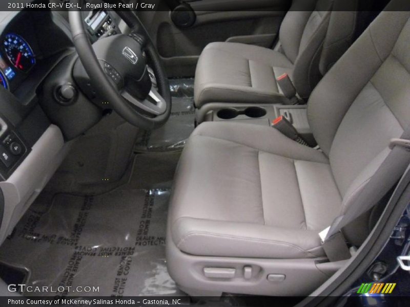Royal Blue Pearl / Gray 2011 Honda CR-V EX-L