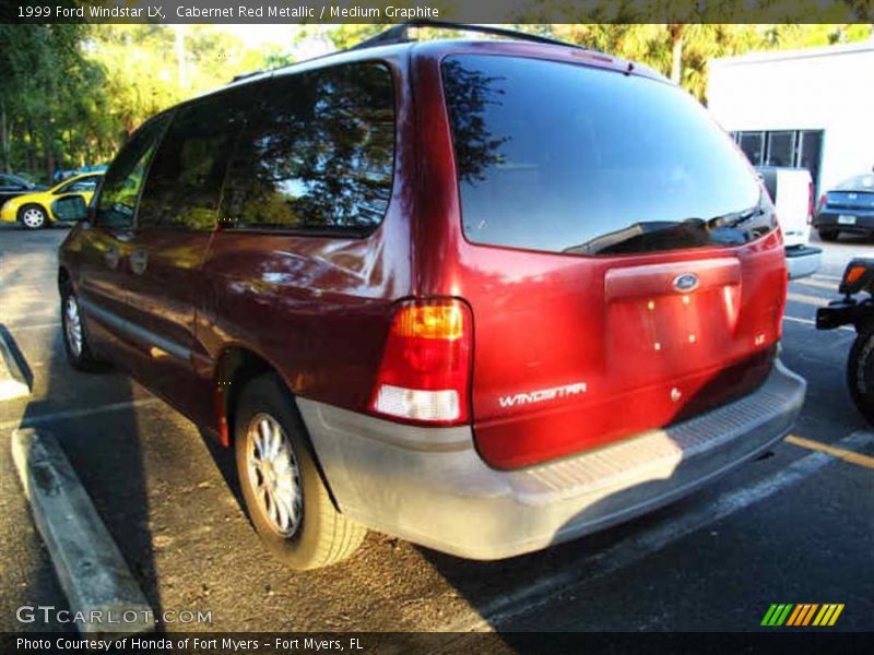 Cabernet Red Metallic / Medium Graphite 1999 Ford Windstar LX