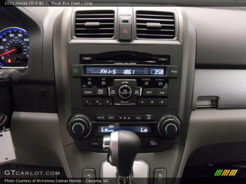 Royal Blue Pearl / Gray 2011 Honda CR-V EX-L