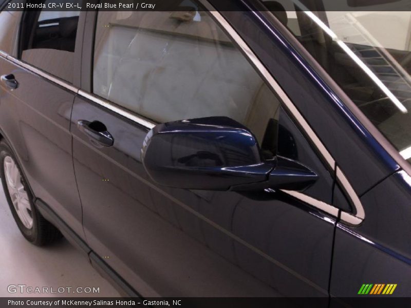 Royal Blue Pearl / Gray 2011 Honda CR-V EX-L