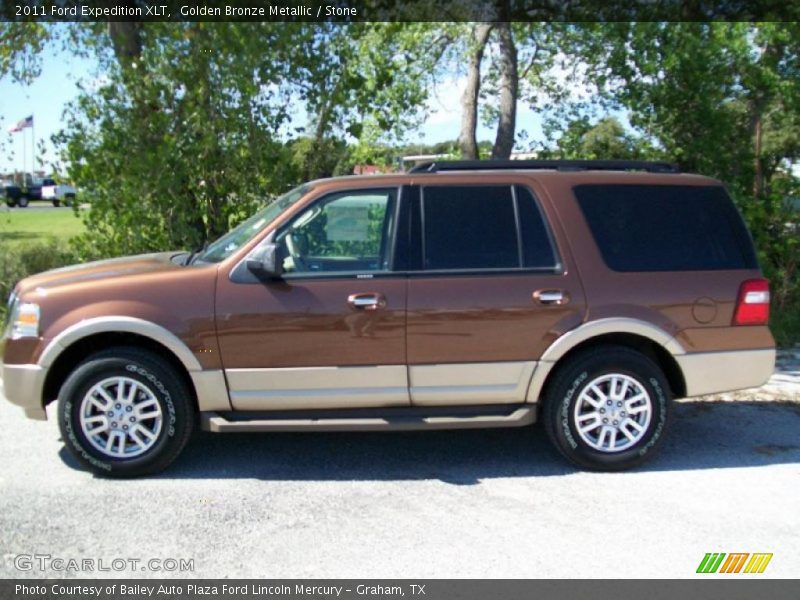 Golden Bronze Metallic / Stone 2011 Ford Expedition XLT
