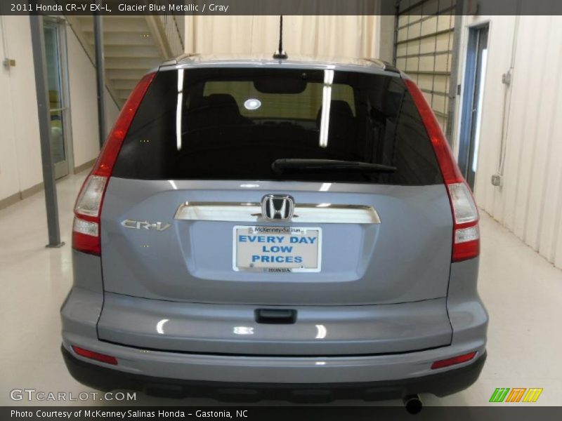 Glacier Blue Metallic / Gray 2011 Honda CR-V EX-L