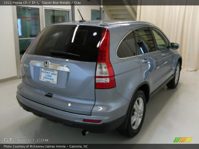 Glacier Blue Metallic / Gray 2011 Honda CR-V EX-L