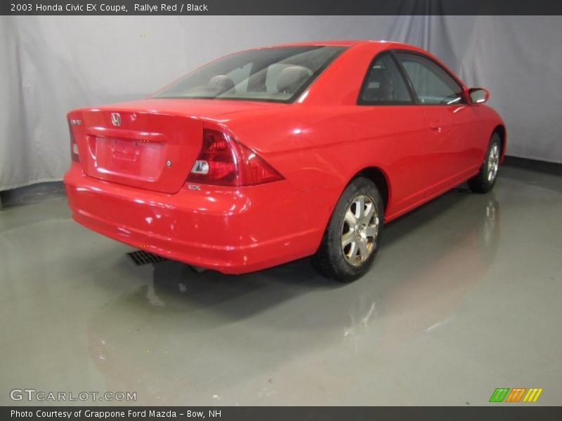 Rallye Red / Black 2003 Honda Civic EX Coupe