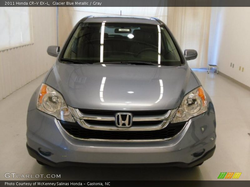 Glacier Blue Metallic / Gray 2011 Honda CR-V EX-L