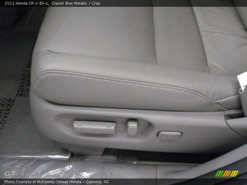Glacier Blue Metallic / Gray 2011 Honda CR-V EX-L