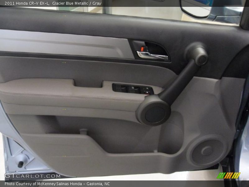 Glacier Blue Metallic / Gray 2011 Honda CR-V EX-L