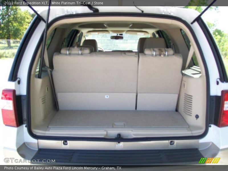 White Platinum Tri-Coat / Stone 2011 Ford Expedition XLT