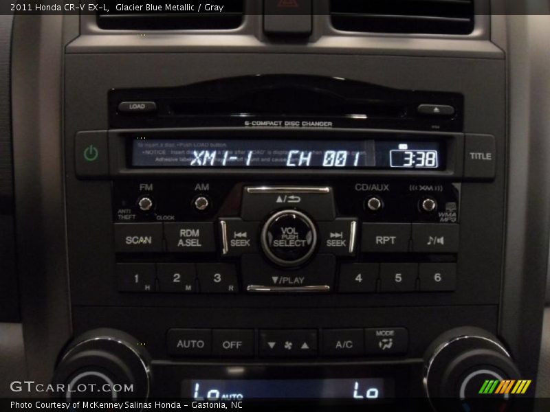 Controls of 2011 CR-V EX-L