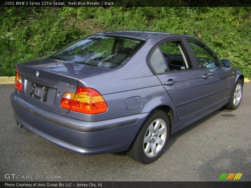 Steel Blue Metallic / Black 2002 BMW 3 Series 325xi Sedan