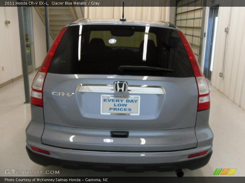 Glacier Blue Metallic / Gray 2011 Honda CR-V EX-L